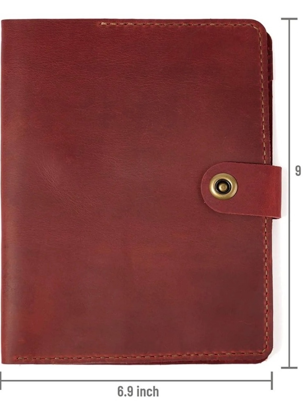 Robrasim Leather Cover for 6"x9" Steno Notebook, Leather Folio Cover